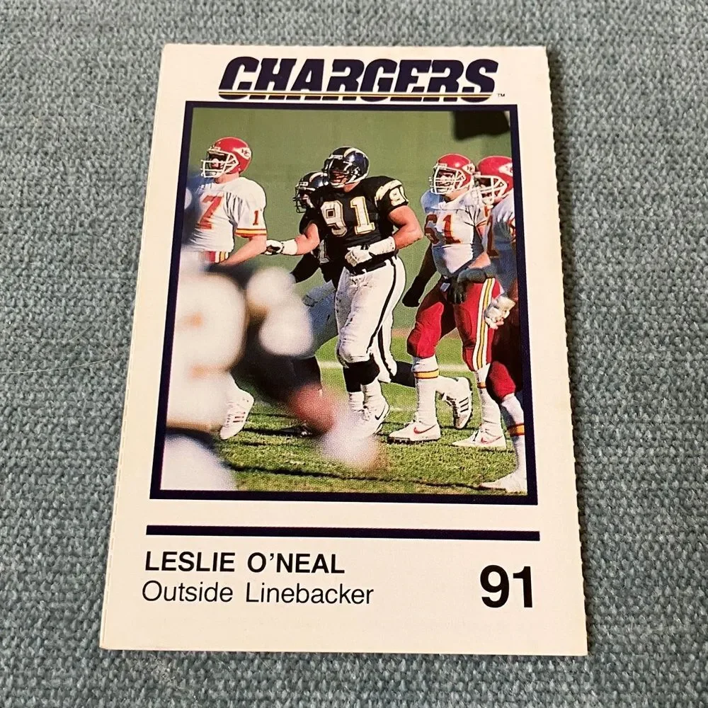 Chargers NFL Football Trading Card Football Card